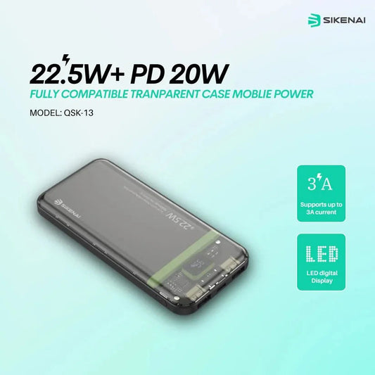 22.5W Power Bank QSK-13 PK Tech