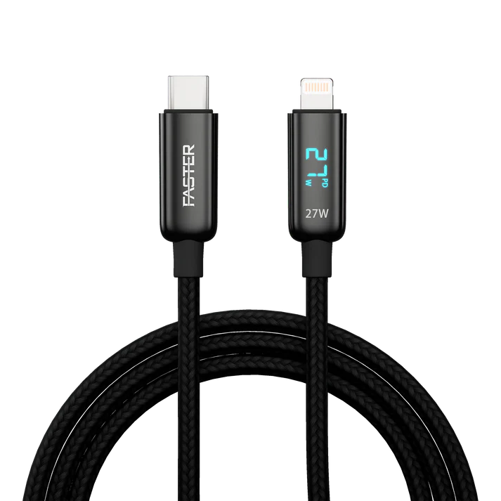 FASTER 27W USB-C TO LIGHTNINGDIGITAL DATA CABLE PK Tech