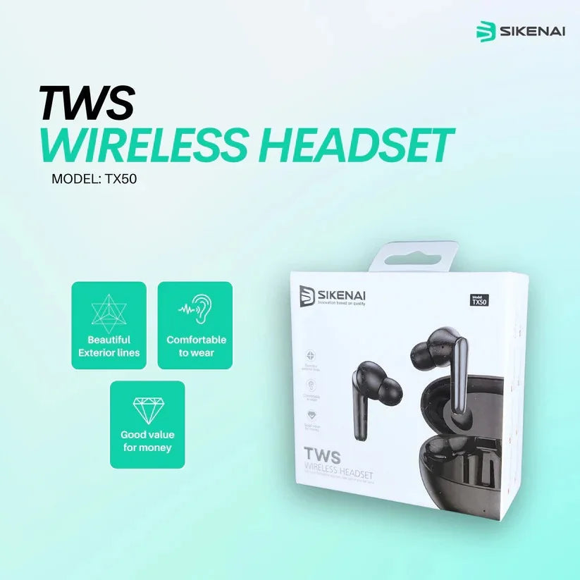 Wireless Earbuds TX50 PK Tech
