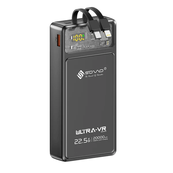 ULTRA-VR Portable Power Bank 20000MAH SPB-624 PK Tech