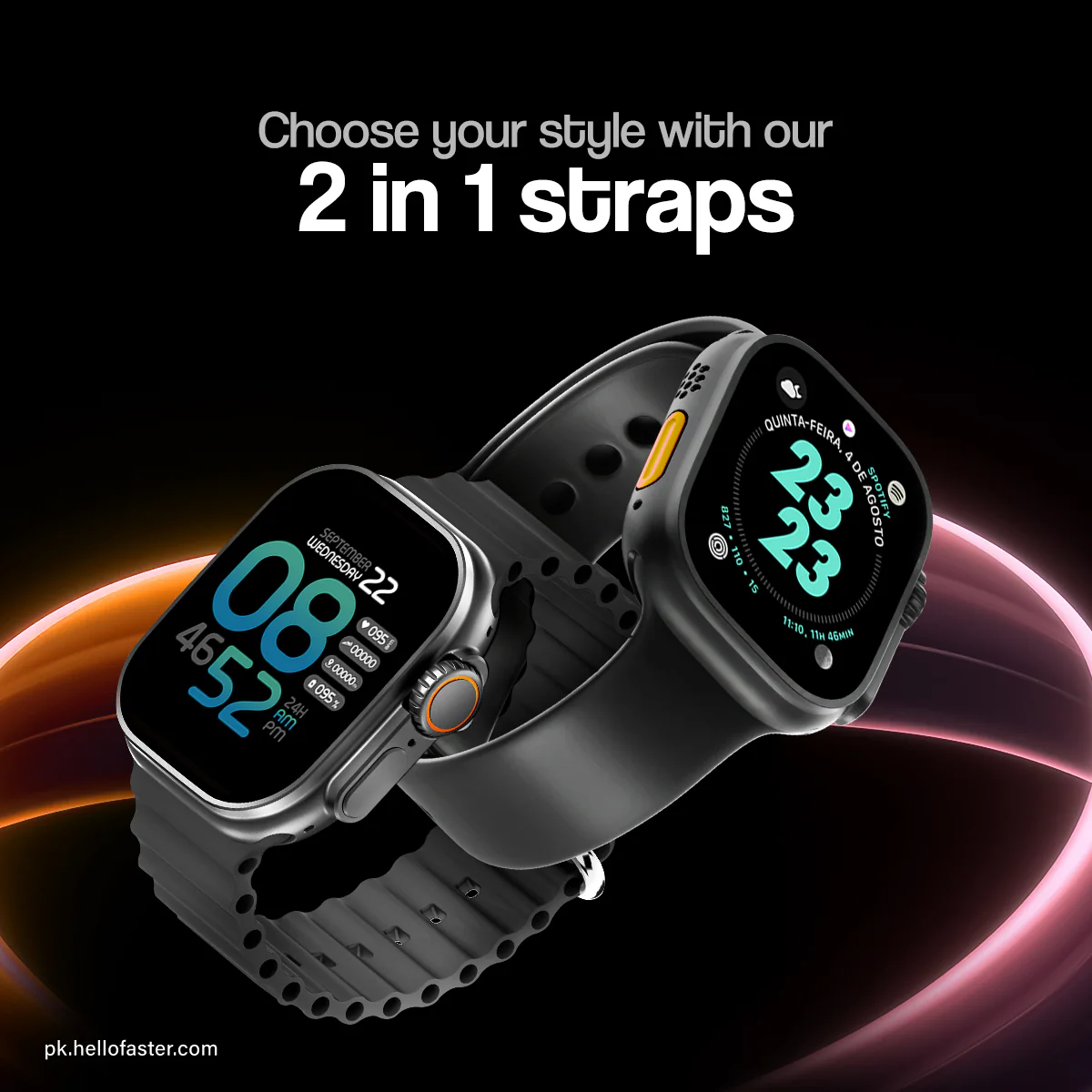 Amoled Ultra Watch IP68 Waterproof PK Tech