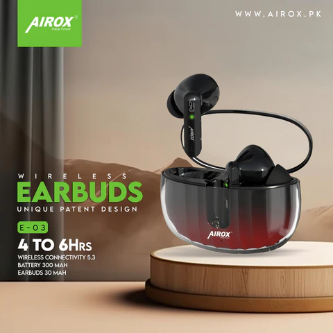 E3 Wireless Earbuds with Crystal Case My Store