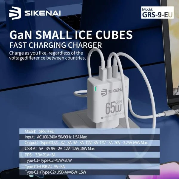 65W Adapter GRS-9US PK Tech