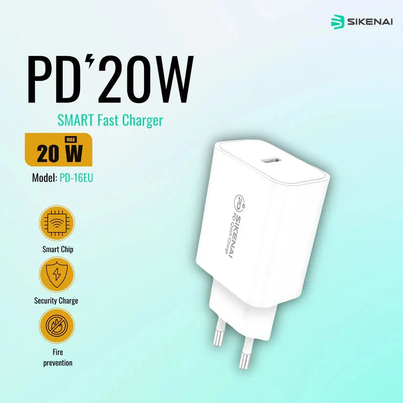 20W Adaptor PD-16EU PK Tech