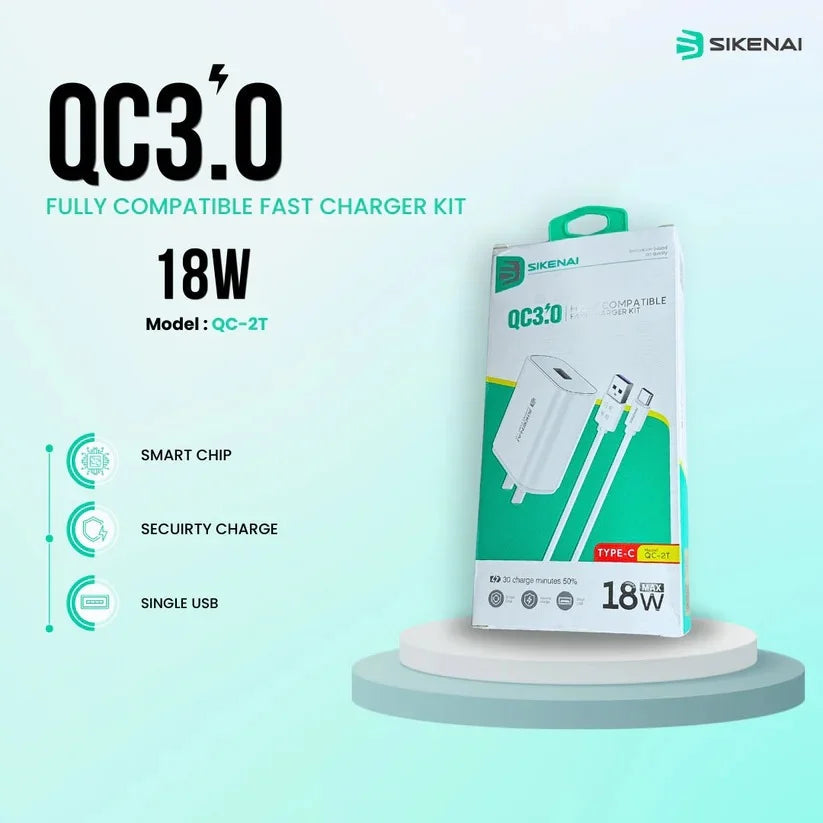 18W Smart Charger QC-2T PK Tech