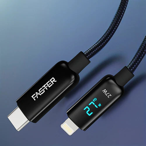 FASTER 27W USB-C TO LIGHTNINGDIGITAL DATA CABLE PK Tech