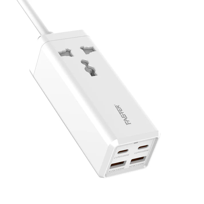 EXTENSION FASTER 2 USB 2PD 65W POWER PK Tech