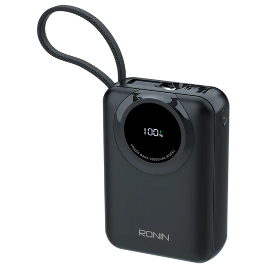 ZAPSTER | 20,000mAh Powerbank ( Type-C Cable output 35W | iOS Cable Output 27W ) PK Tech