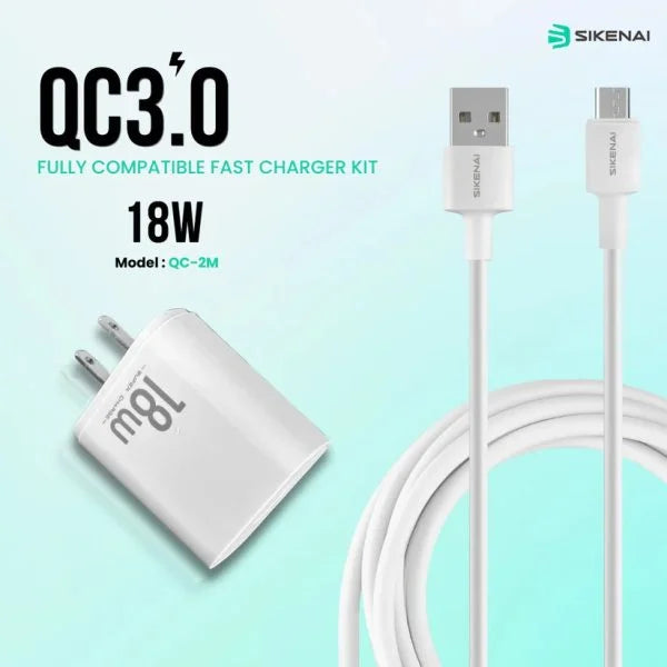 18W Qualcomm Quick Charger PK Tech