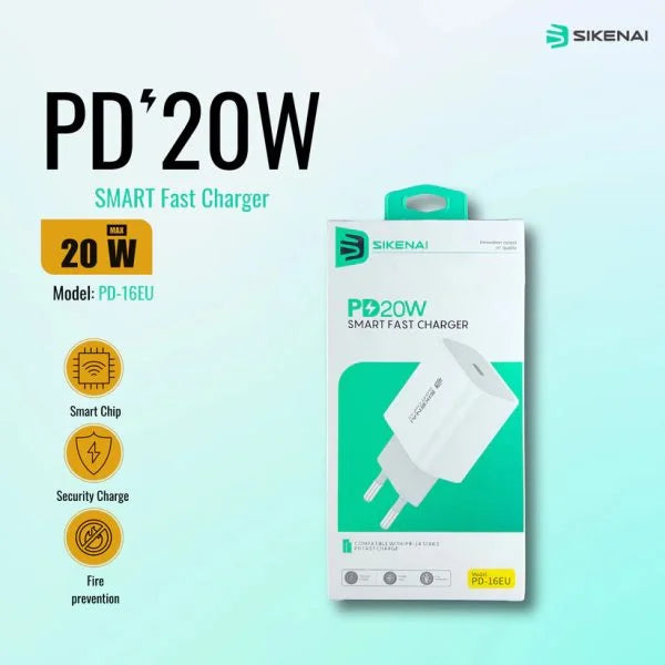 20W Adaptor PD-16EU PK Tech