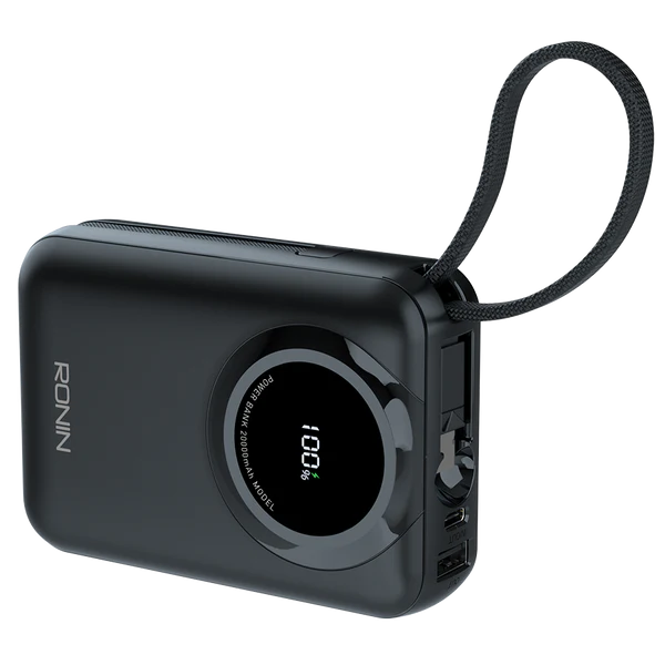 ZAPSTER | 20,000mAh Powerbank ( Type-C Cable output 35W | iOS Cable Output 27W ) PK Tech