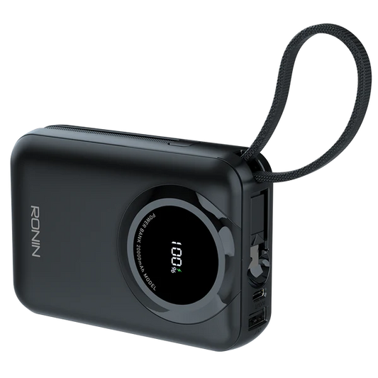 ZAPSTER | 20,000mAh Powerbank ( Type-C Cable output 35W | iOS Cable Output 27W ) PK Tech