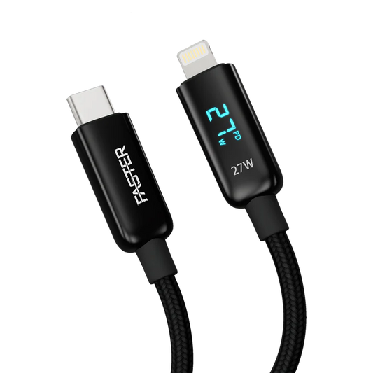 FASTER 27W USB-C TO LIGHTNINGDIGITAL DATA CABLE PK Tech