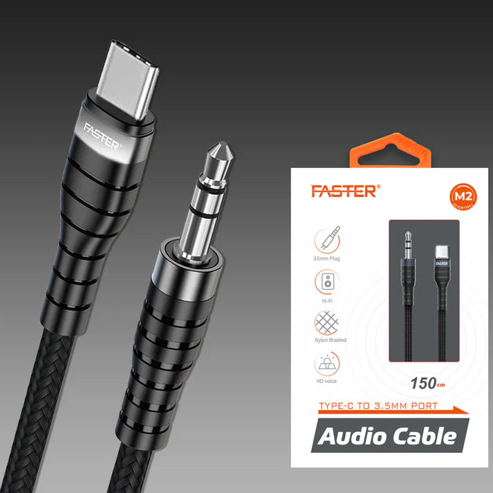 M2 Audio Cable for Type-C to 3.5mm Port