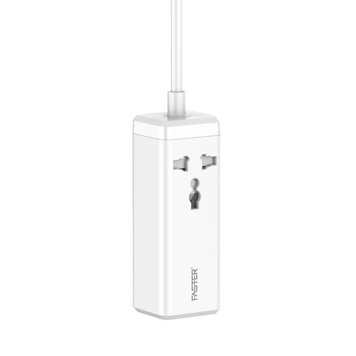 EXTENSION FASTER 2 USB 2PD 65W POWER PK Tech