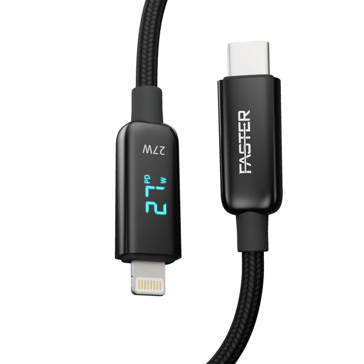FASTER 27W USB-C TO LIGHTNINGDIGITAL DATA CABLE PK Tech