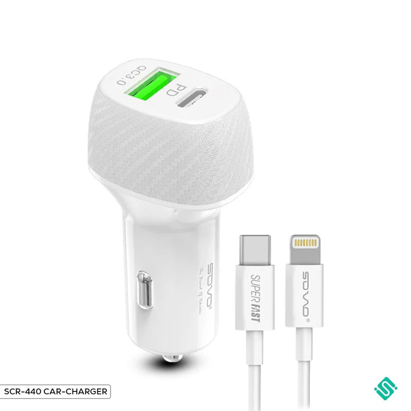 CAR-CHARGER  38W  SCR-440 PK Tech