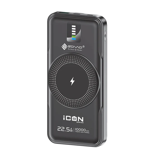 ICON Power Bank  10000MAH Wireless 15W SPB-607 PK Tech