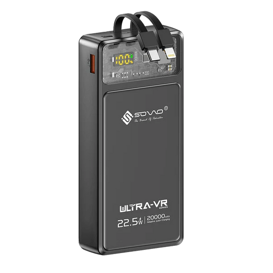 ULTRA-VR Portable Power Bank 20000MAH  SPB-624 PK Tech