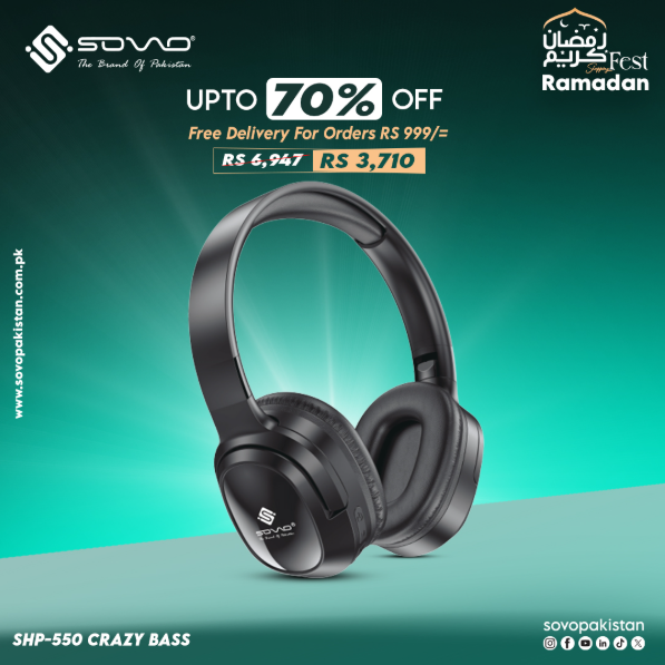 Wireless Headphone SHP-550 PK Tech